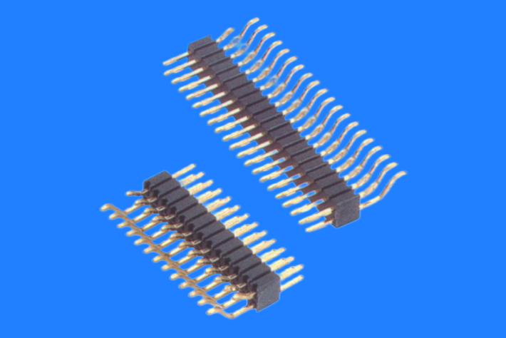 2.0MM排針、單排、雙排臥貼